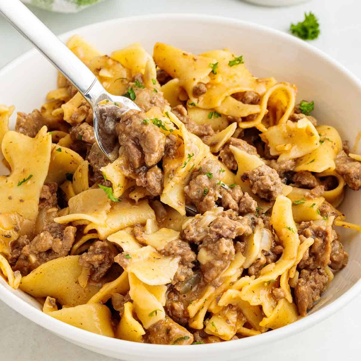 Skip the Dishes: One-Pot Ground Beef Egg Noodles Recipe